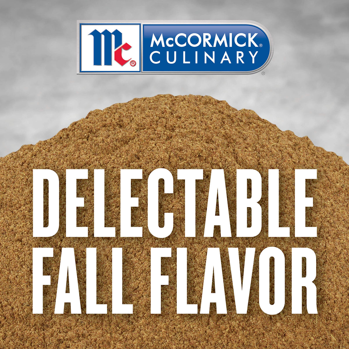 McCormick Culinary Pumpkin Pie Spice bottle-dispense showcases cinnamon, nutmeg, and ginger for beverages