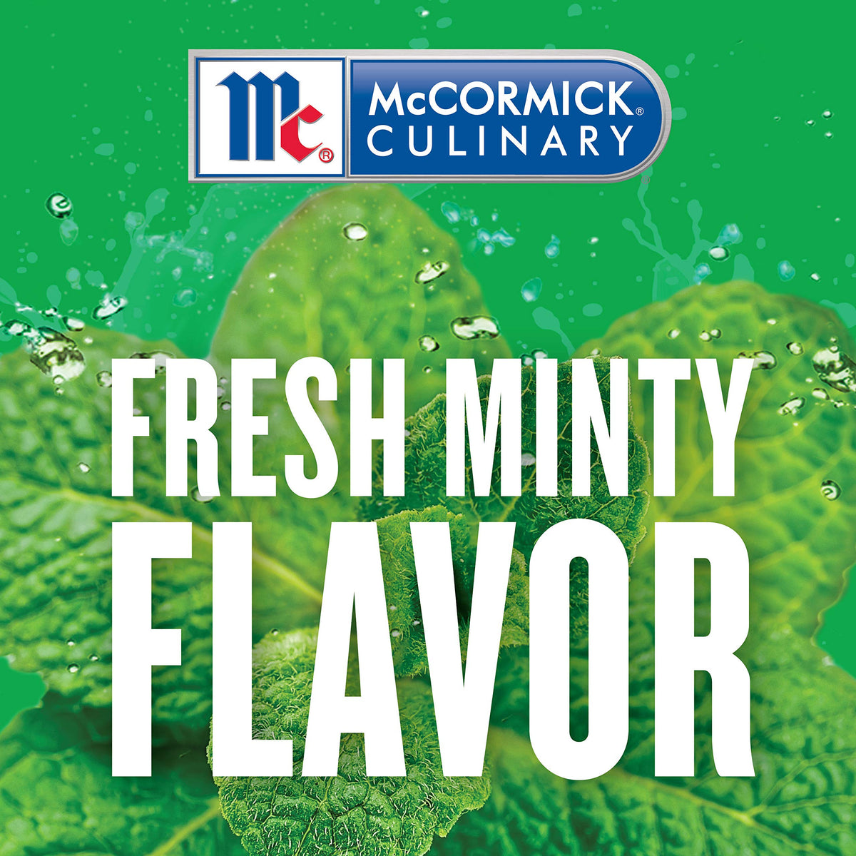 McCormick Culinary Peppermint Extract flip-top bottle enables precise drops for frostings.