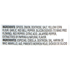 Salsa bowl with seasoning hints at bold Tex-Mex brightness.