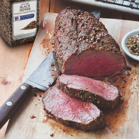 McCormick Culinary cracked pepper on steak or kabobs adds bold bite.