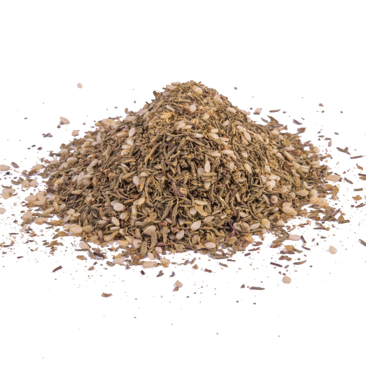 McCormick Culinary Za'atar seasoning sprinkled on beef, chicken, or lamb for Mediterranean flavor.