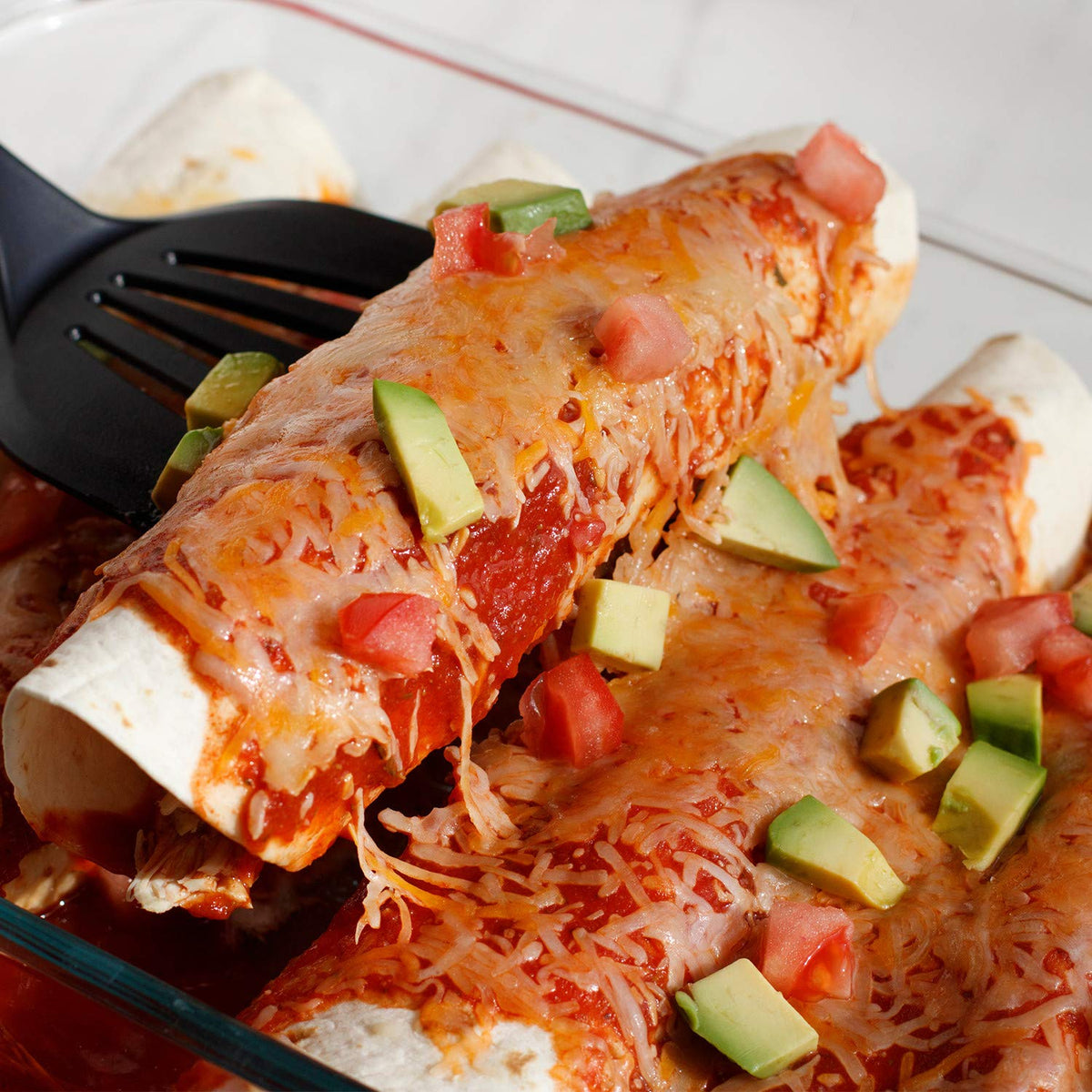 McCormick Enchilada Sauce Mix creates juicy chicken enchiladas
