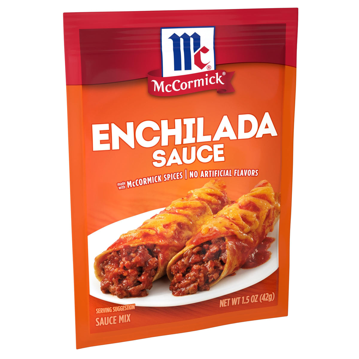 McCormick Enchilada Sauce Mix spice detail highlighting cumin and chili peppers