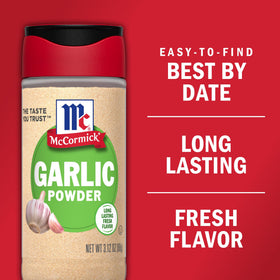 McCormick Everyday Essentials garlic powder boosts umami in pasta and veggies.