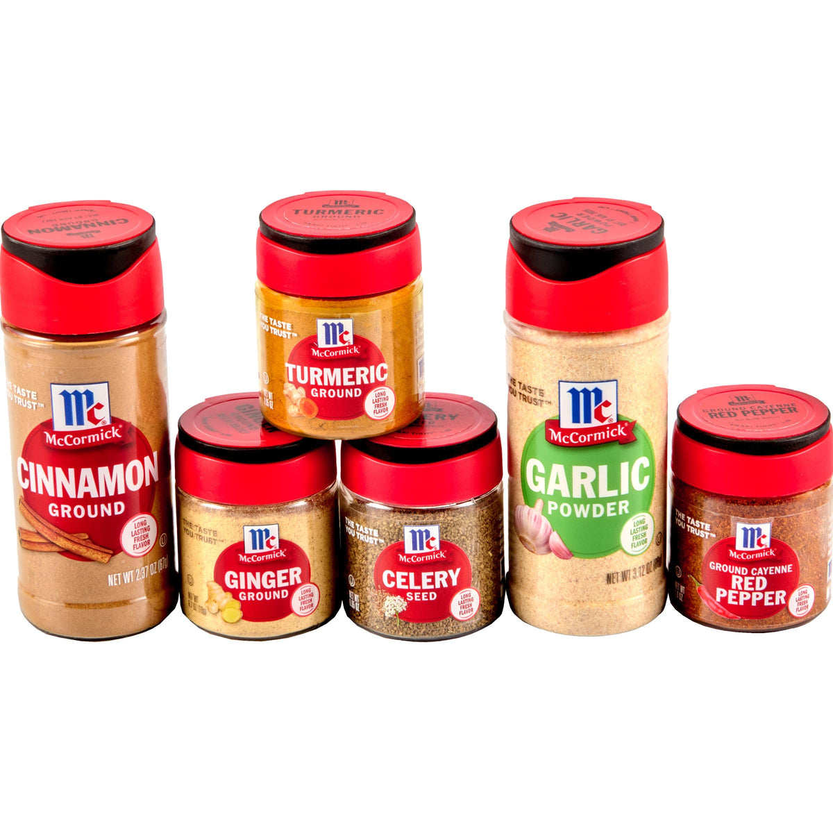McCormick Everyday Essentials ground cinnamon bottle enhances sweet and savory dishes.