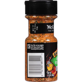 McCormick Garden Vegetable Seasoning boosts grilled meats and vegetables with vibrant flavor.