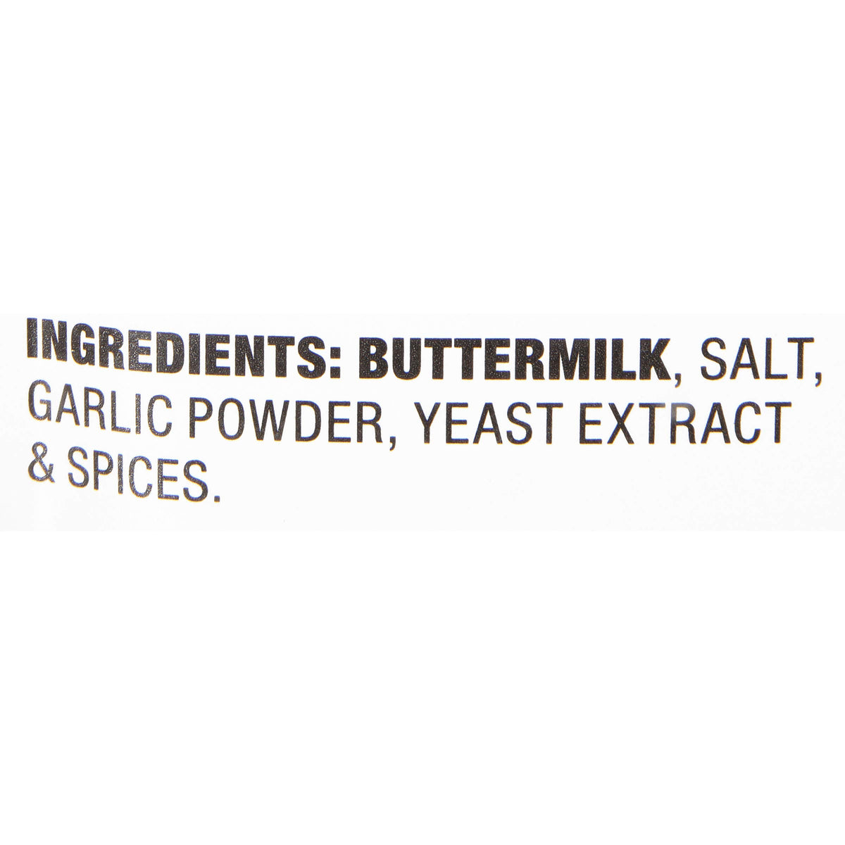 McCormick gluten-free note closeup with no artificial flavors claim.