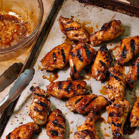 McCormick Grill Mates 7 Spice Teriyaki marinade for wings boosts flavor.