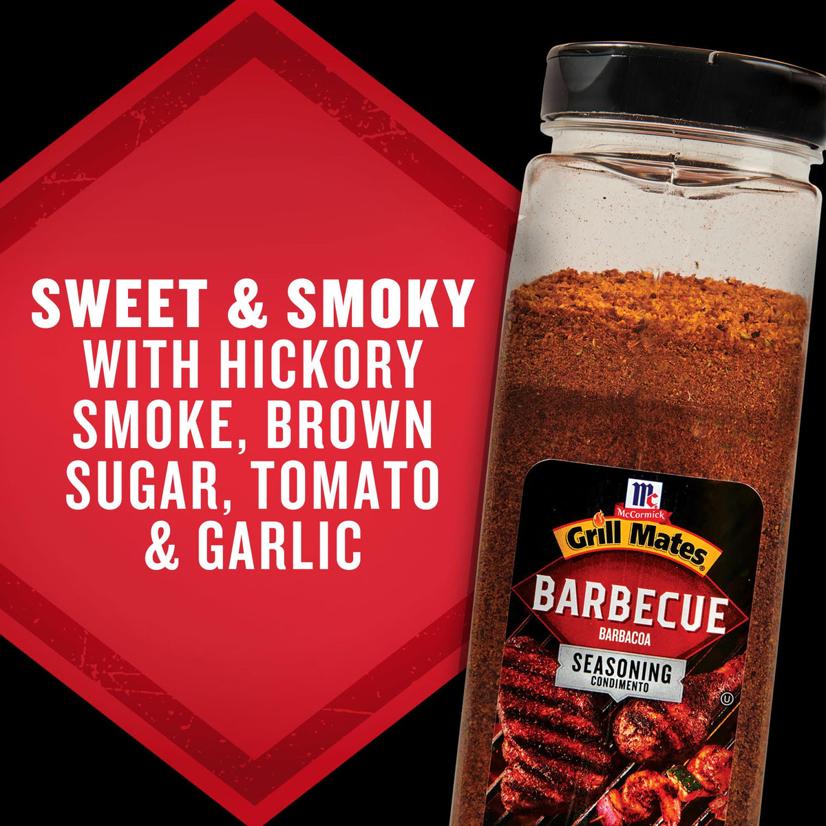 McCormick Grill Mates Barbecue Seasoning kitchen scene for professional seasoning setup