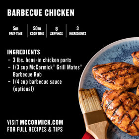 McCormick Grill Mates Barbecue Seasoning vegetables on grill showcase versatile rub