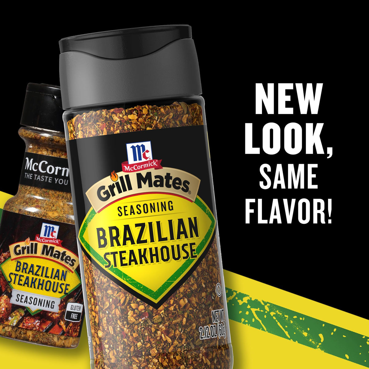McCormick Grill Mates Brazilian Steakhouse Seasoning shaker for easy, flavorful pork