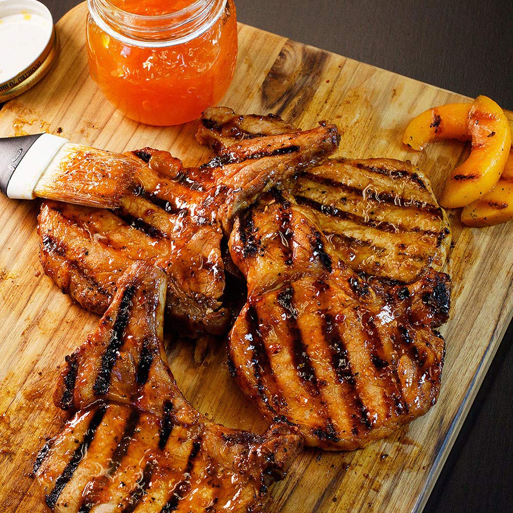 Finished barbecue meal ready to serve family and friends