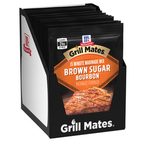 McCormick Grill Mates Brown Sugar Bourbon Marinade packet ideal for juicy chicken and pork