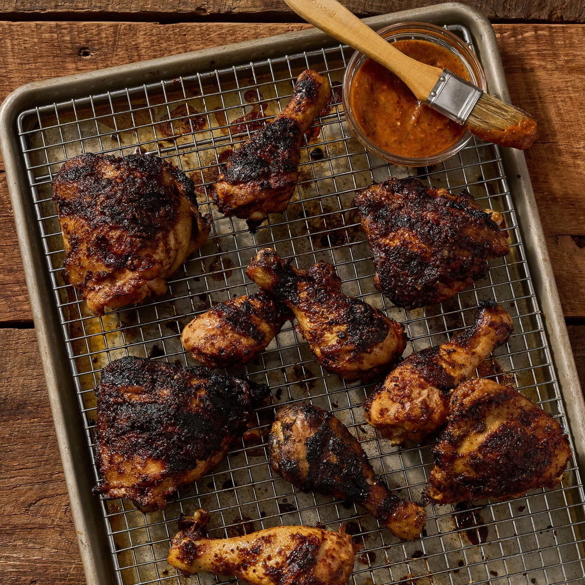 Marinated pork chops with brown sugar bourbon for tender grilling