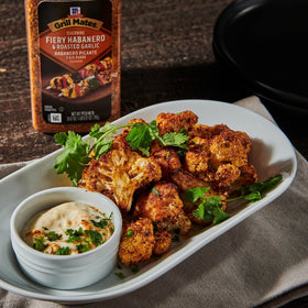 McCormick Grill Mates Fiery Habanero Roasted Garlic citrus heat for burgers and veggies