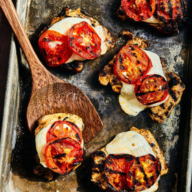 McCormick Grill Mates marinade on vegetables adding Mediterranean warmth.