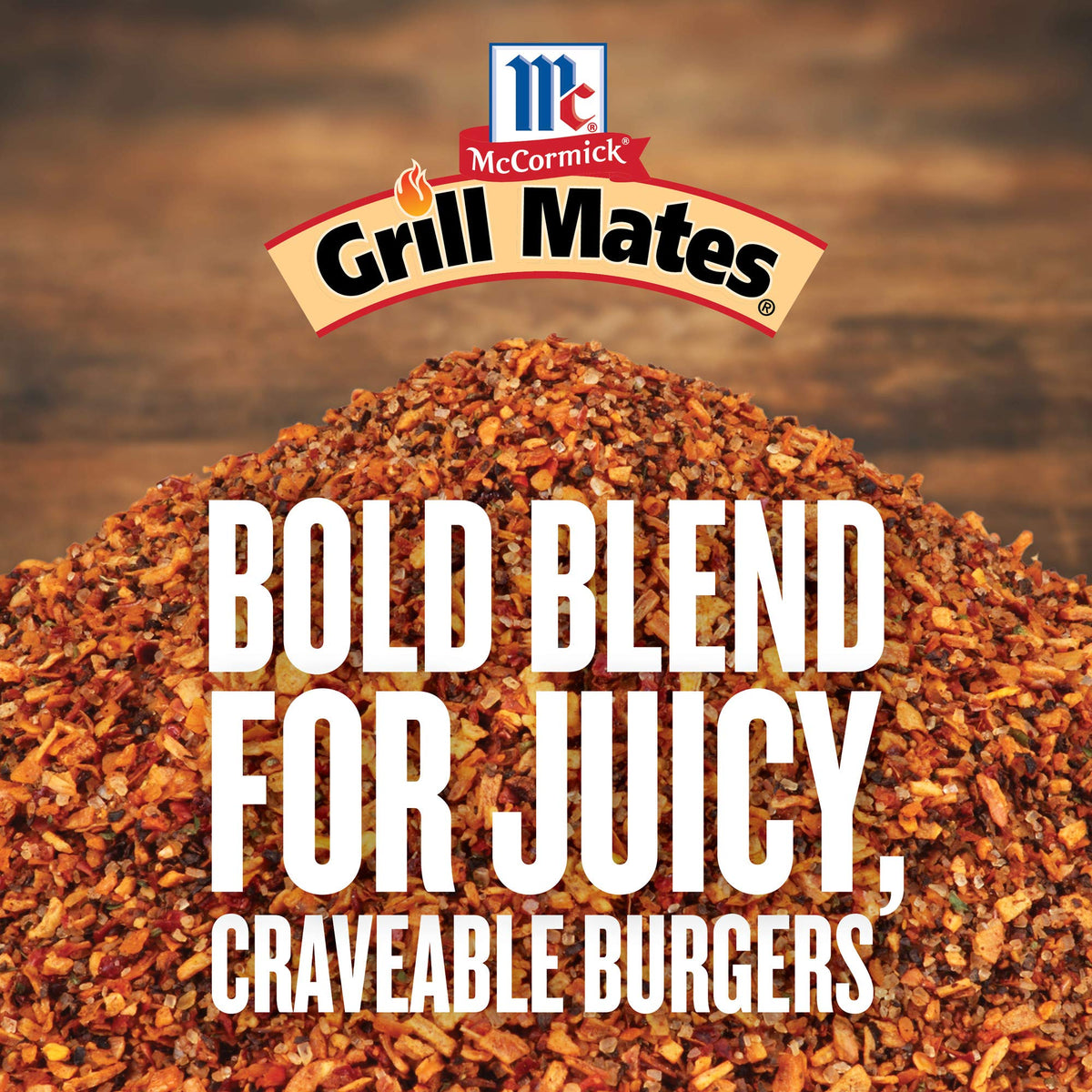 Pour-ready McCormick Grill Mates blends quickly season 1 lb patties
