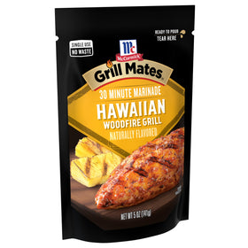 Hawaiian Woodfire glaze from McCormick Grill Mates delivering pineapple and ginger notes