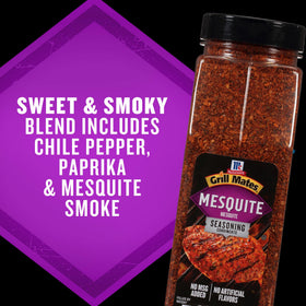Kosher and gluten-free McCormick Mesquite Seasoning with no added MSG