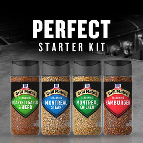 McCormick Grill Mates Montreal Chicken Seasoning bottle enhances savory chicken grilling.