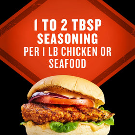 Chicken grilling with Nashville Hot seasoning for bold flavor.