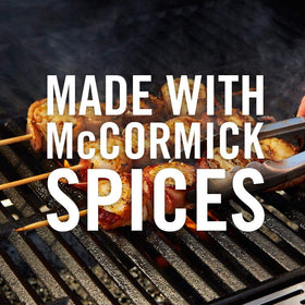 Ground seasoning dust on vegetables from McCormick Grill Mates