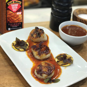Versatile seasoning enhances kabobs, vegetables, and orzo dishes.