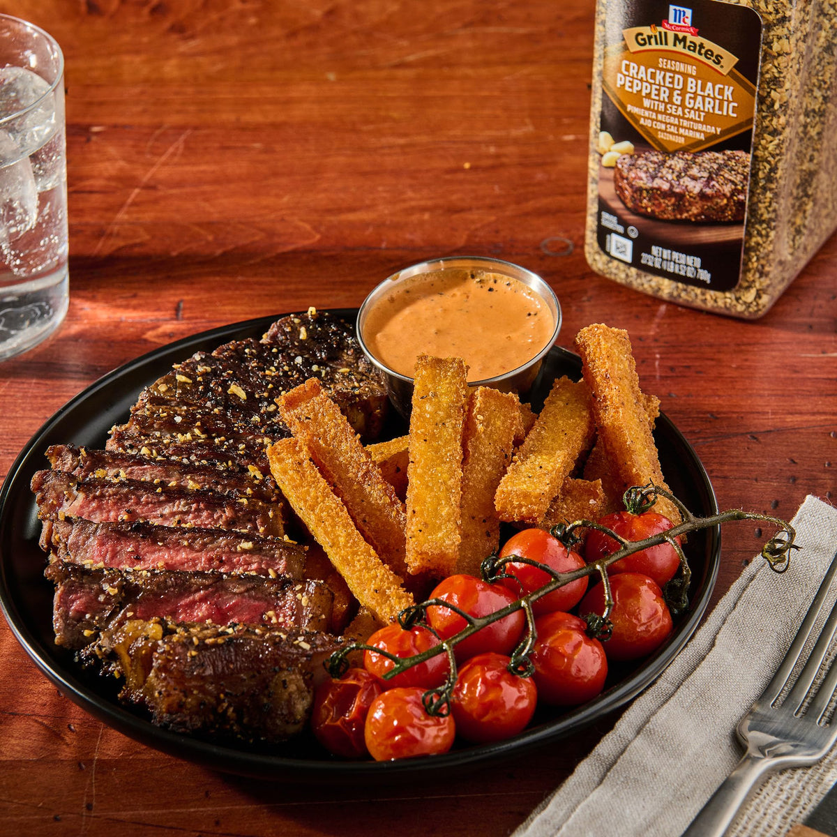 McCormick Grill Mates shrimp-salmon-vegetable mix pairs well with seafood and veggies.