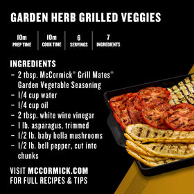 Pizza crust finished with McCormick Grill Mates Vegetable Seasoning