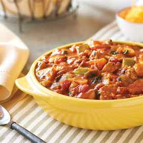 McCormick packaging shown for tailgating and camping chili nights.