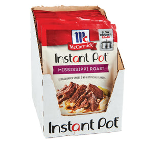 McCormick Instant Pot Mississippi Roast Mix pack for quick weeknight dinners.