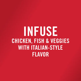 Pasta dish with McCormick Italian Seasoning enhances aroma and flavor.