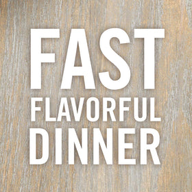 Family-friendly dinner prepared with McCormick One Sheet Pan mix.