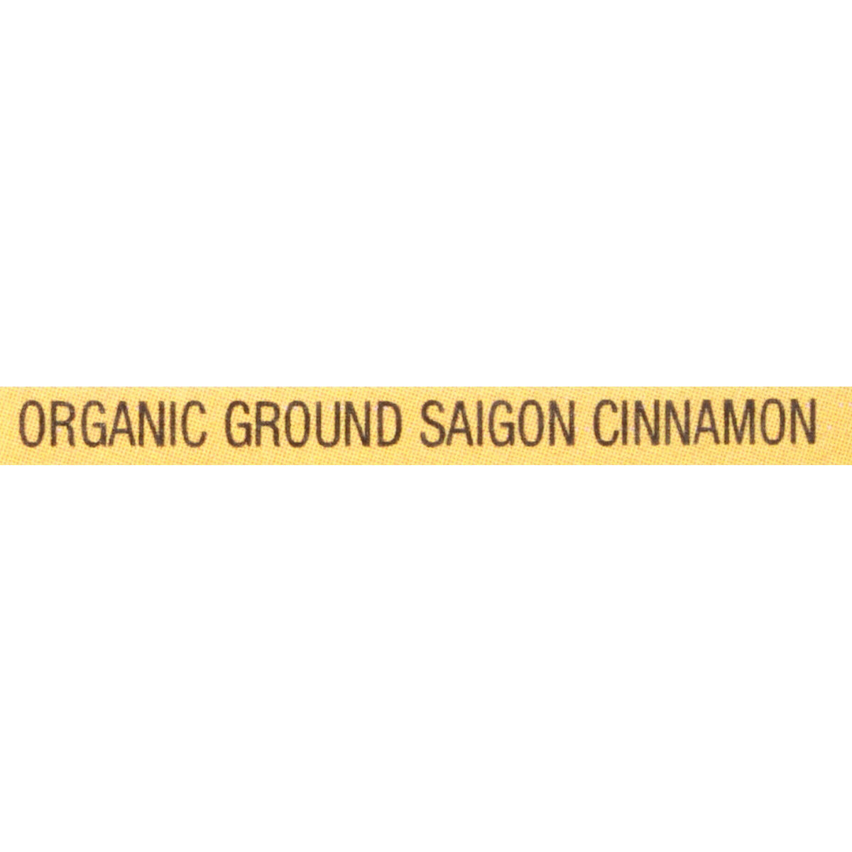 McCormick Organic Ground Saigon Cinnamon ideal for baking and cookies