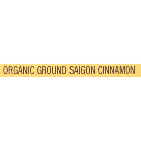 McCormick Organic Ground Saigon Cinnamon ideal for baking and cookies