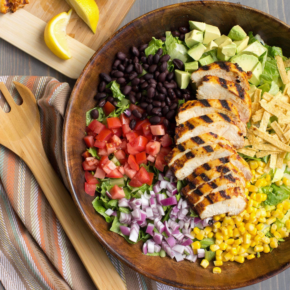 Chicken tacos enhanced by McCormick Organics taco seasoning, savory warmth