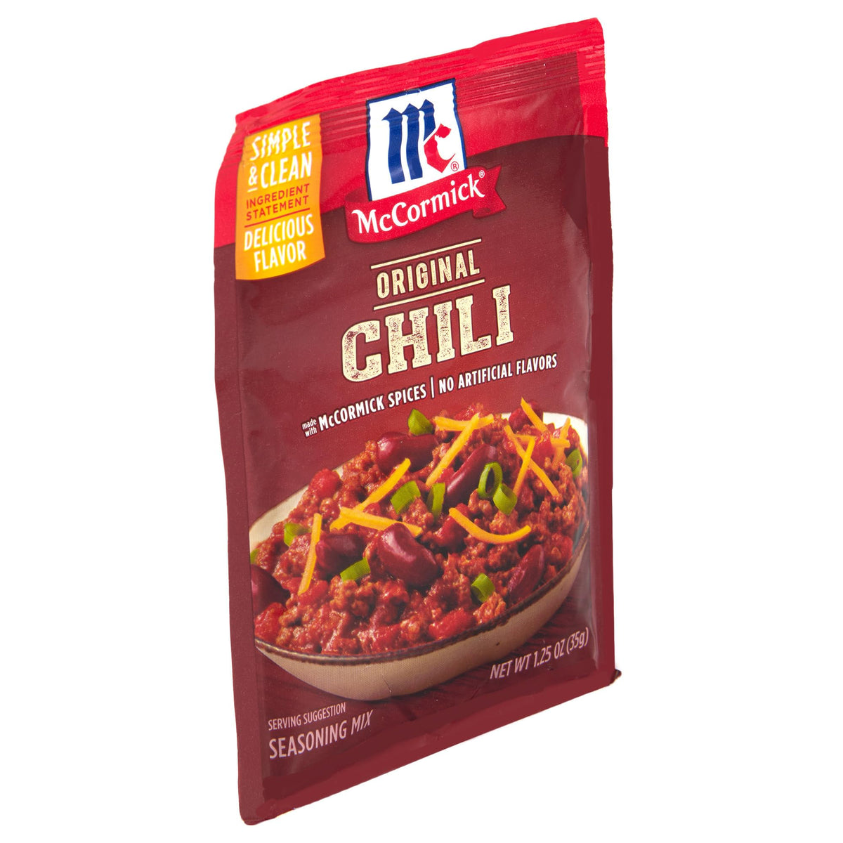 McCormick Original Chili Seasoning Mix bottle front for easy weeknight flavor boost
