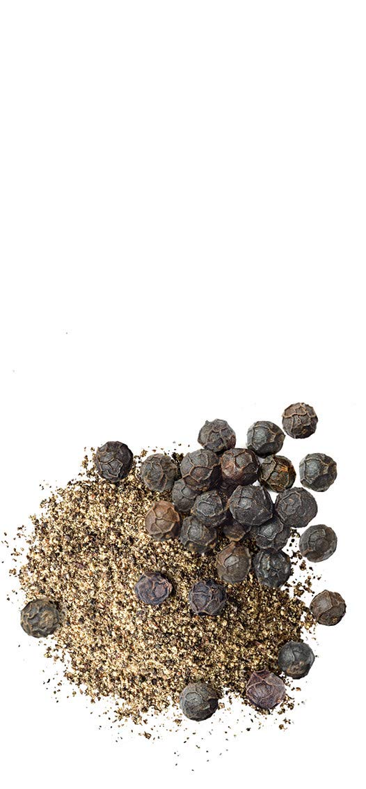 Premium quality peppercorns deliver earthy aroma and bold taste