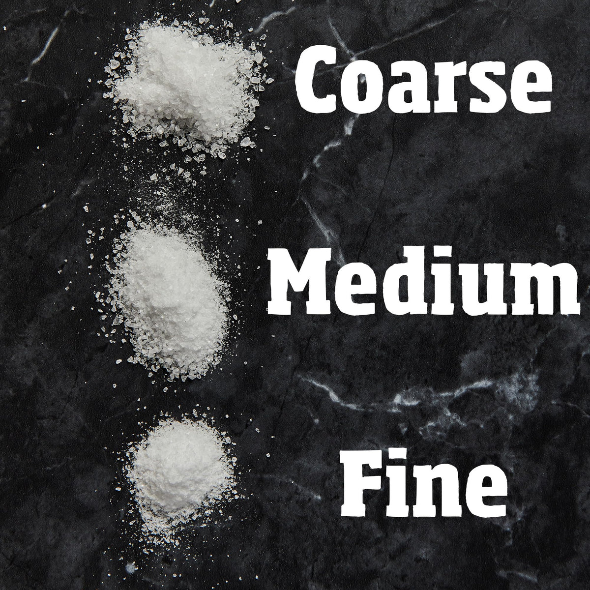 Visible salt crystals in McCormick Sea Salt Grinder