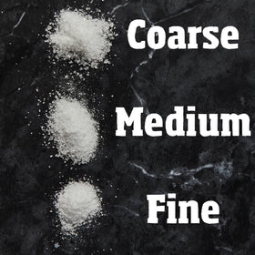 Visible salt crystals in McCormick Sea Salt Grinder