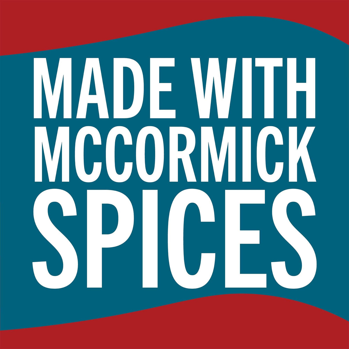 Close-up of McCormick Sloppy Joes Seasoning Mix label detailing ingredients.