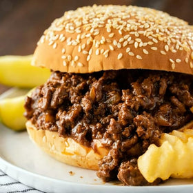Cooked Sloppy Joes with McCormick Sloppy Joes Seasoning Mix deliver bold flavor.