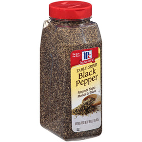 McCormick Table Grind Black Pepper bottle front showing bold flavor