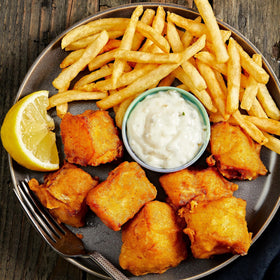 McCormick Tartar Sauce lemon flavor paired with fried seafood