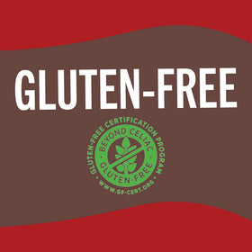 McCormick gluten-free label close-up for trusted holiday gravy.