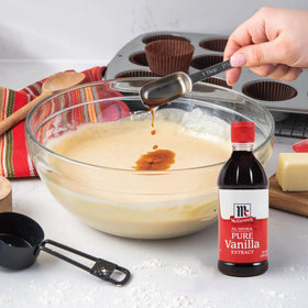 McCormick vanilla adds depth to pancake batter