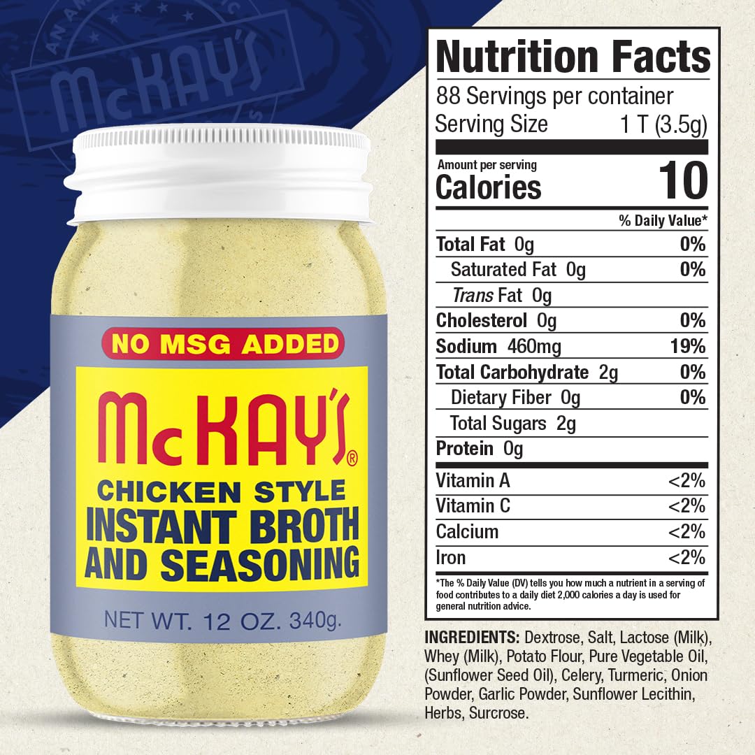 McKay's Chicken Seasoning in a bowl ready for comforting soups