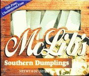 McLib's Southern Dumplings 8-ounce 3-pack—ready for quick meals