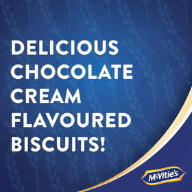 McVitie's Bourbon Cream biscuits on plate, perfect tea-time snack.