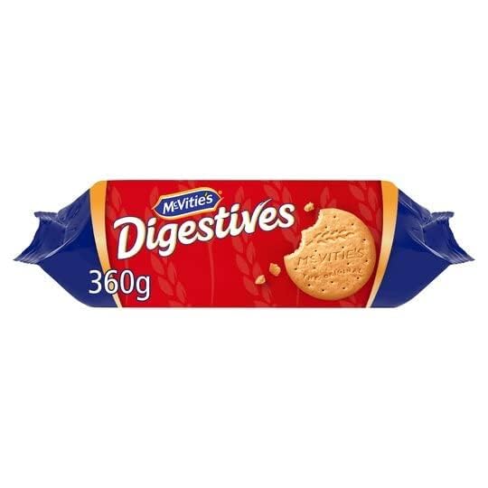McVitie's Digestive Biscuits 4pack in kitchen, convenient family snack